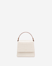 Load image into Gallery viewer, The Fae Acrylic Chain Top Handle Bag - Beige & Brown Croc