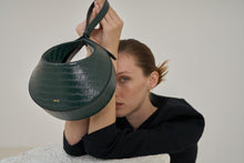 Load image into Gallery viewer, Rantan Bag - Dark Green Croc
