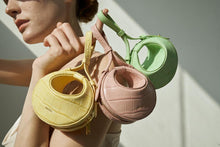 Load image into Gallery viewer, Rantan Super Mini Bag - Light Yellow Croc
