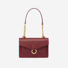 Load image into Gallery viewer, The Envelope Chain Crossbody - Wine Red
