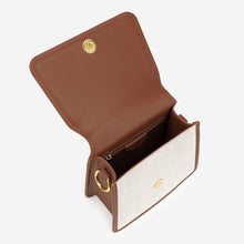 Load image into Gallery viewer, The Fae Top Handle Bag - Beige Canvas
