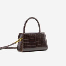 Load image into Gallery viewer, Stella Top Handle Bag - Nutella Croc
