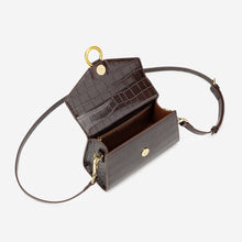 Load image into Gallery viewer, Stella Top Handle Bag - Nutella Croc
