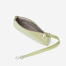 Load image into Gallery viewer, Eva Shoulder Bag - Sage Green Croc
