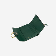 Load image into Gallery viewer, Stella Wallet - Dark Green Croc
