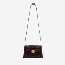Load image into Gallery viewer, Lilian Bag - Brown Croc
