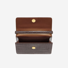 Load image into Gallery viewer, Julia Acrylic Chain Crossbody Bag - Nutella Croc
