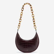 Load image into Gallery viewer, Mya Tortoiseshell Acrylic Chain Strap
