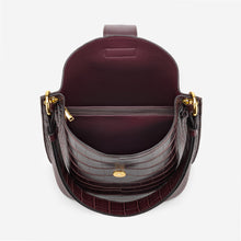 Load image into Gallery viewer, Josie Bucket Bag - Brown Croc
