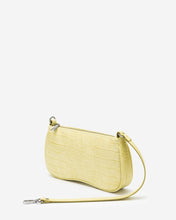 Load image into Gallery viewer, Eva Shoulder Bag - Light Yellow Croc

