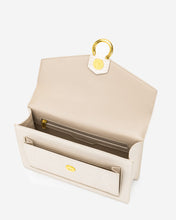 Load image into Gallery viewer, The Envelope Chain Crossbody - Ivory Lizard
