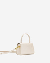 Load image into Gallery viewer, Stella Top Handle Bag - Ivory Lizard
