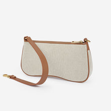 Load image into Gallery viewer, Eva Shoulder Bag - Beige Canvas
