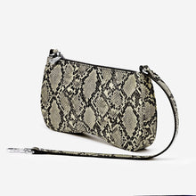 Load image into Gallery viewer, Eva Shoulder Bag - Natural Snake Embossed
