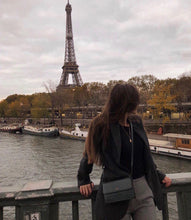 Load image into Gallery viewer, Julia Acrylic Chain Crossbody Bag - Dark Green Croc
