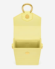 Load image into Gallery viewer, Lola Chain Phone Case - Light Yellow Croc
