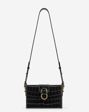 Load image into Gallery viewer, Grace Box Bag - Black Croc
