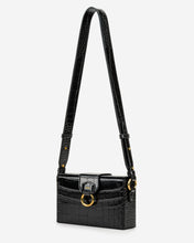 Load image into Gallery viewer, Grace Box Bag - Black Croc
