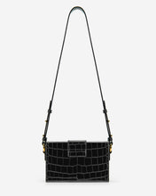 Load image into Gallery viewer, Grace Box Bag - Black Croc
