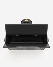 Load image into Gallery viewer, Grace Box Bag - Black Croc

