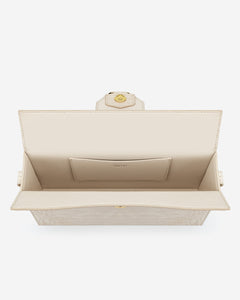 Grace Box Bag - Ivory  Croc