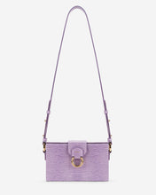 Load image into Gallery viewer, Grace Box Bag - Purple Lizard

