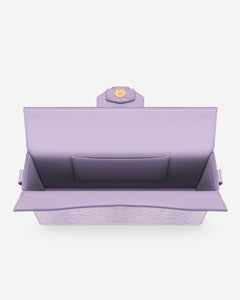 Grace Box Bag - Purple Lizard