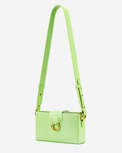 Load image into Gallery viewer, Grace Box Bag - Lime Green Lizard
