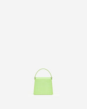 Load image into Gallery viewer, Fae Mini Top Handle Bag - Lime Green Lizard
