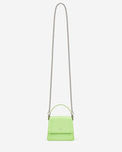 Load image into Gallery viewer, Fae Mini Top Handle Bag - Lime Green Lizard
