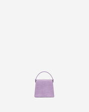 Load image into Gallery viewer, Fae Mini Top Handle Bag - Purple Lizard
