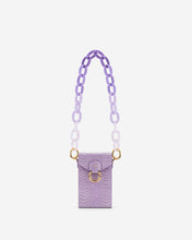 Load image into Gallery viewer, Mya Gradient Acrylic Chain Strap - Purple
