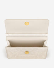 Load image into Gallery viewer, Julia Chain Crossbody Bag - Ivory  Croc
